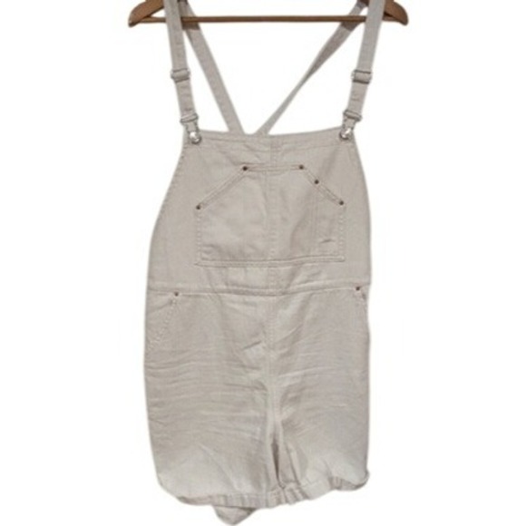 Denim Overalls Romper Shorts Jumpsuit‎ Sleeveless Casual Summer - Picture 1 of 6